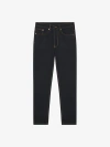 Place Of Elms Off-white Denim Pants In Black