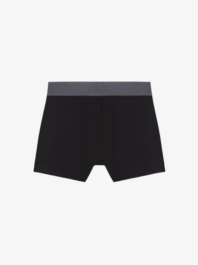 Place Of Elms Onyx Monolink Boxer Shorts In Black