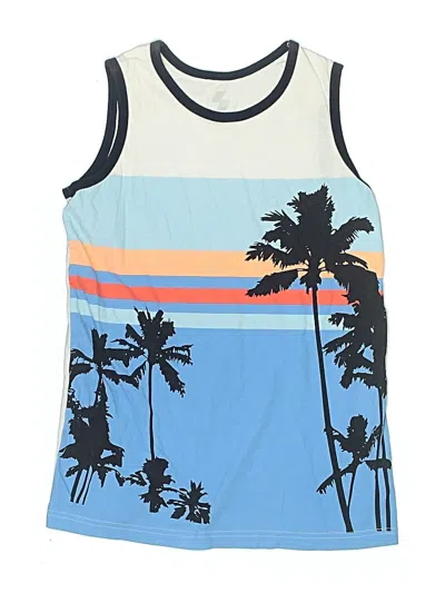 Pre-owned Place Sport Kids' Sleeveless T-shirt In Blue