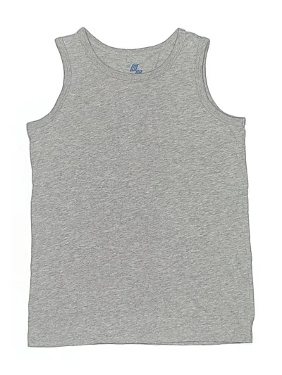 Pre-owned Place Sport Kids' Sleeveless T-shirt In Gray