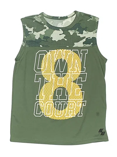 Pre-owned Place Sport Kids' Sleeveless T-shirt In Green