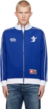 Places+faces Blue 'p+f' Fc Track Jacket In Blue