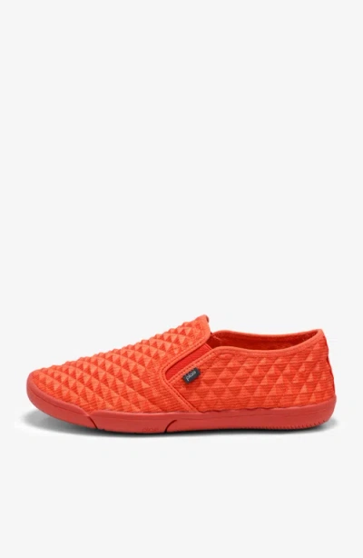 Plae Marten Slip Ons In Orange