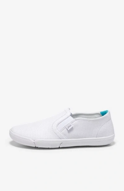 Plae Marten Slip Ons In White