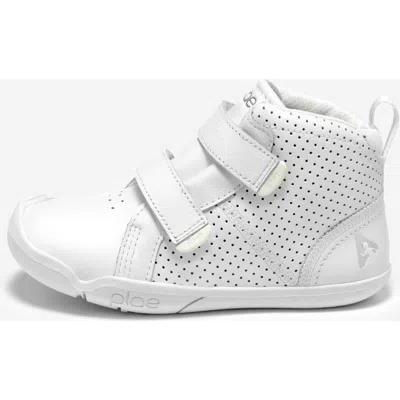Plae Kids'  Max Suede Nylon Shoes In White