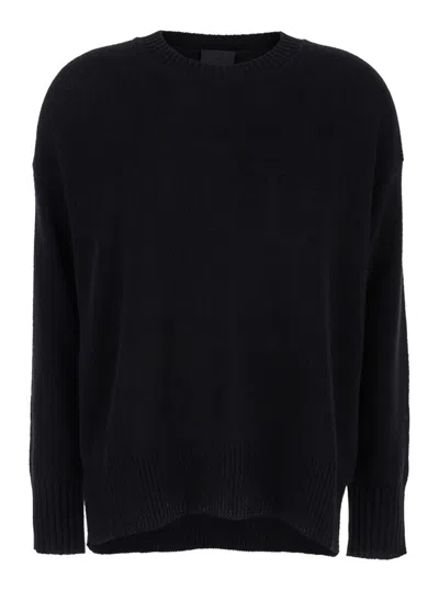 Plain Black Crewneck Sweater