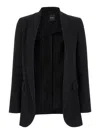 Plain Blue Open Jacket