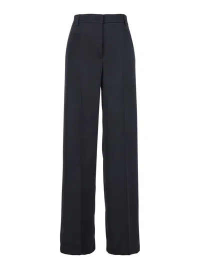 PLAIN BLUE TAILORED PANTS