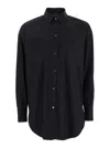 Plain Camicia Over In Cotone In Black