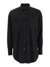 Plain Camicia Over In Cotone In Black