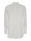 Plain Oversized White Shirt In White