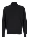 Plain Dolcevita In Lana Seta Cachemire In Black
