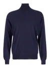 Plain Merino Wool Crewneck In Black