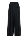Plain Oversize Pants In Black