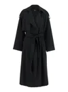 Plain Trench Cady In Black