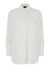 Plain Oversized White Shirt In White