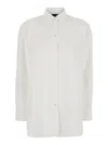 Plain Oversized White Shirt In White