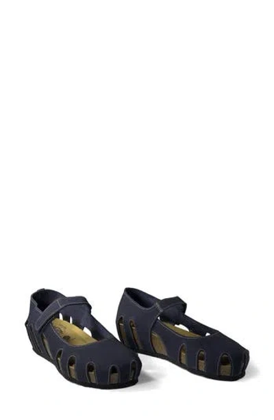 Plakton Anna Sandal In Nobuck Sa Navy