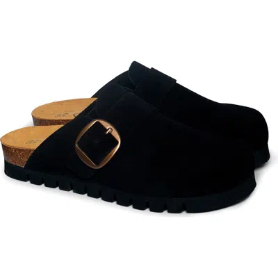 Plakton Bell Clog In Afelpado Black