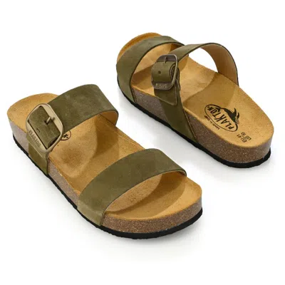 Plakton Claire Slide-on Adjustable Sandals In Multi
