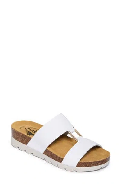 Plakton Clarissa Sandal In Savoy Blanco