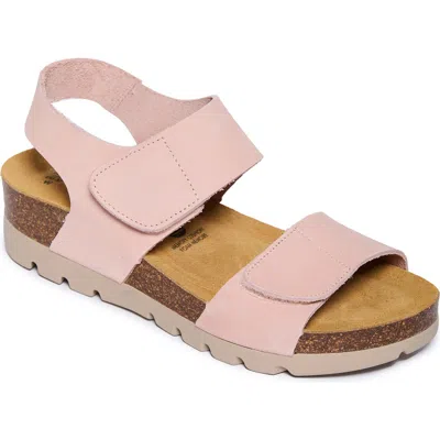 Plakton Compi Sandal In Nobuck Salmon