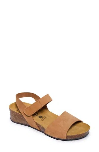 Plakton Luna Sandal In Nobuck Nuez