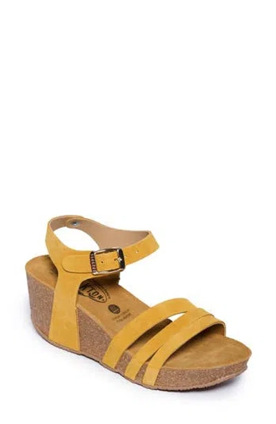 Plakton Willow Sandal In Afelpado Ocre