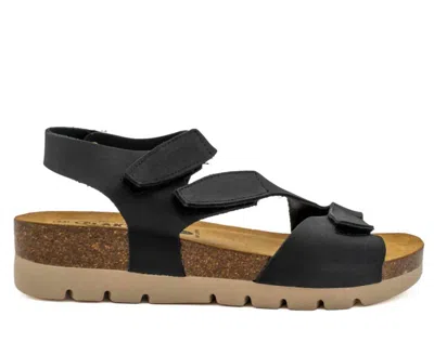 Plakton Women's Jane Sandal In Black