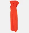Plan C Asymmetric Maxi Dress In Red