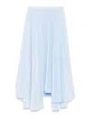 Plan C Asymmetrical Pliss Skirt