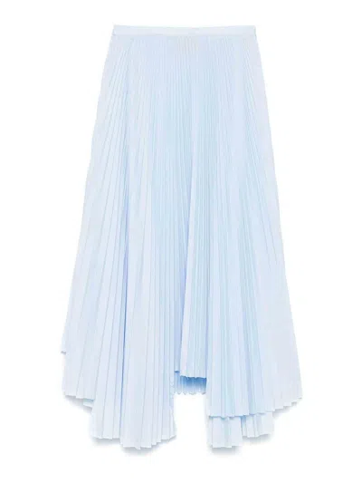 Plan C Asymmetrical Pliss Skirt