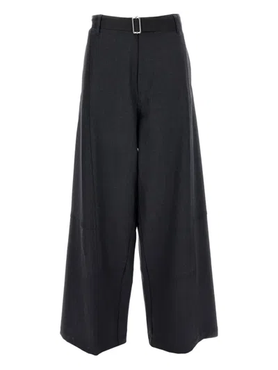 PLAN C BELTED TROUSERS