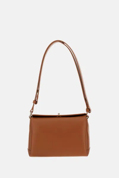 Plan C Brown Folded Shoulder Bag