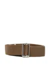 Plan C Buckled Belt In Brown