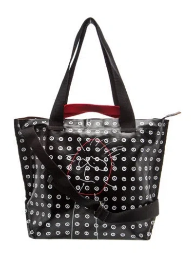 Pre-owned Plan C Canvas Tote In Black