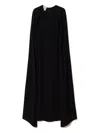 Plan C Cape Back Dress In Black