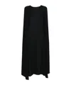 Plan C Cape Back Dress In Black