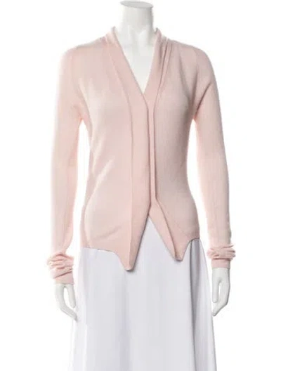 Pre-owned Plan C Cashmere Open Front Sweater W/ Tags In Pink