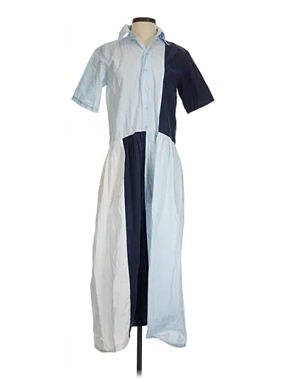 Pre-owned Plan C Casual Dress In Blue