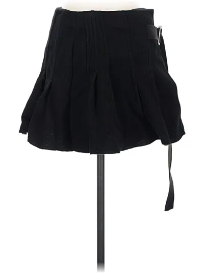 Pre-owned Plan C Casual Skirt In Black