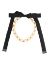 Plan C Chain Necklace In Black