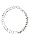 Plan C Chain Necklace In Metallic
