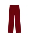 Plan C Check-pattern Pressed-crease Trousers In Red