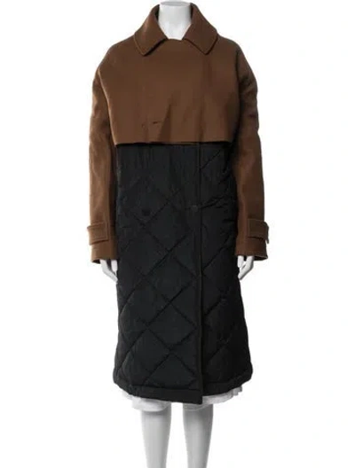 Pre-owned Plan C Coat W/ Tags In Brown