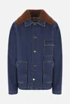 Plan C Denim Jacket In Blue