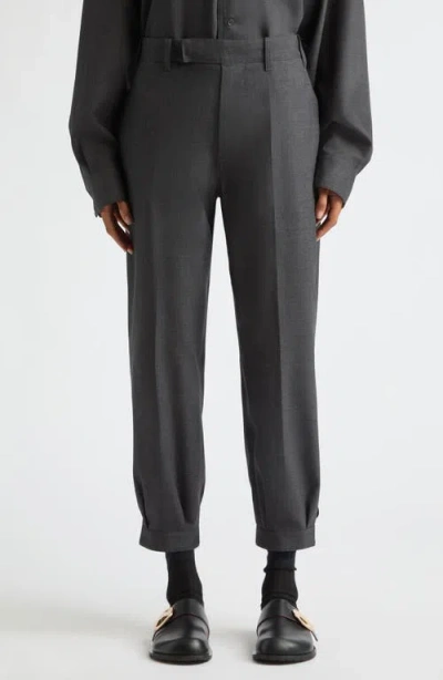 Plan C Cotton Blend Scuba Knit Wide Leg Pants In Black