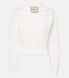 Plan C Cotton-blend Sweater In White