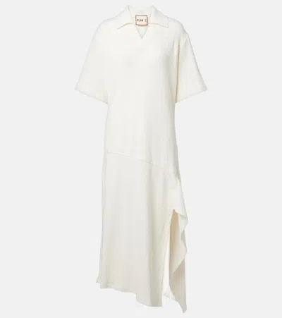 PLAN C COTTON MIDI DRESS