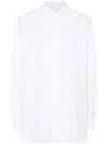 Plan C Cotton Shirt In White